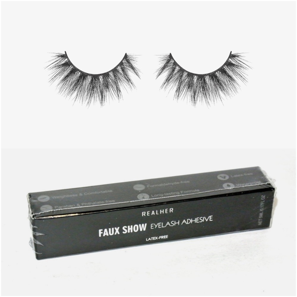 3/$13 REAL HER & LILLY LASHES | Faux Show Lash Adhesive & Mykonos Lashes